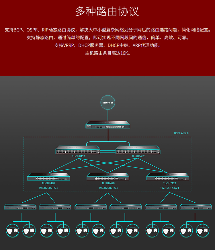 TP-LINK TL-SH8452 三層網(wǎng)管交換機(jī)