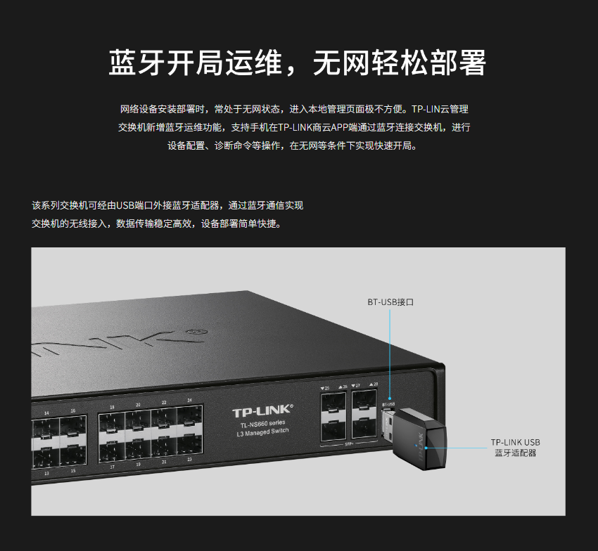 TP-LINK TL-NS660-24F4T 萬兆上聯(lián)三層網(wǎng)管交換機(jī)