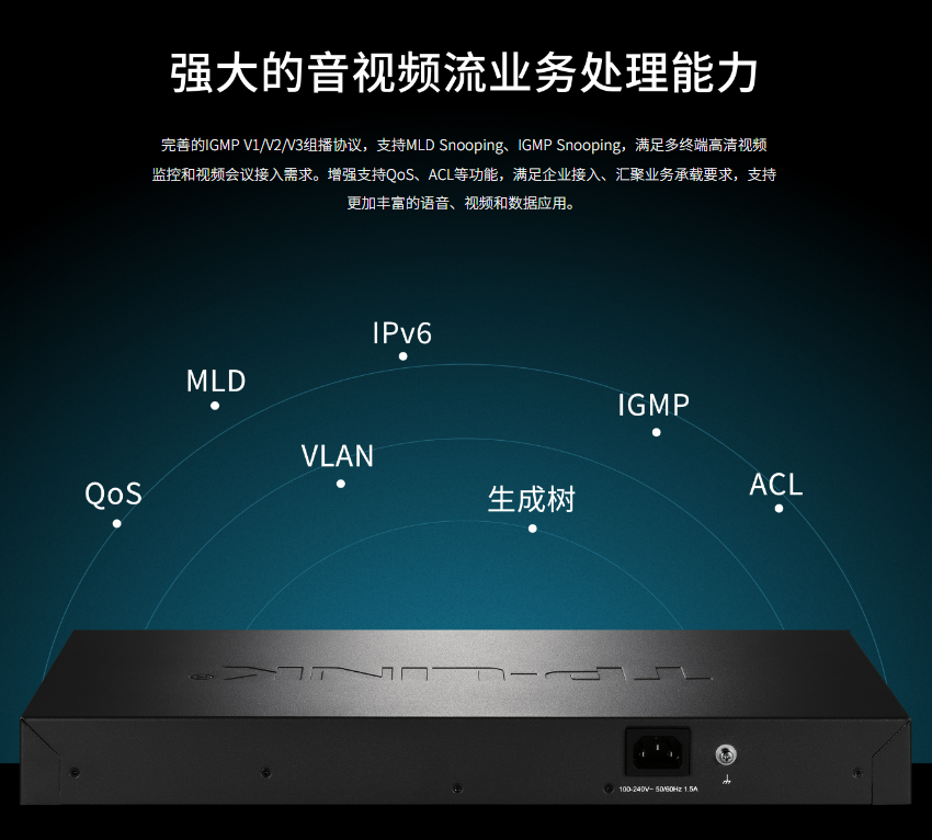 TP-LINK TL-NS660-24F4T 萬兆上聯(lián)三層網(wǎng)管交換機(jī)