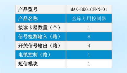 邁斯智能門(mén)禁系統(tǒng)-MAX-BK01CFNN-01