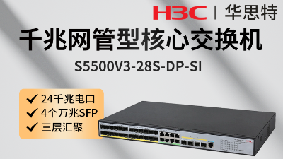 H3C交換機 S5500V3-28S-DP-SI